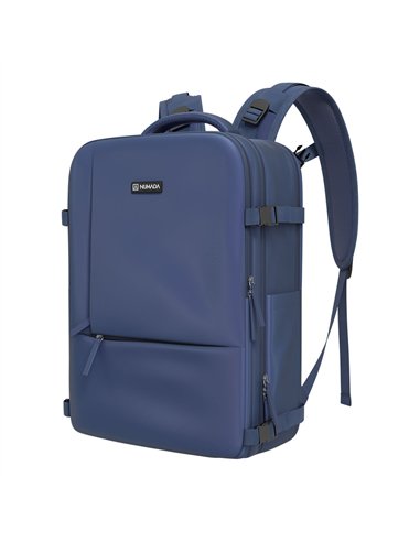 NUMADA Mochila impermeable de 20l “Explorer B40” multibolsillos + puerto USB color azul petróleo