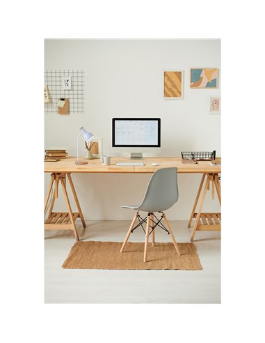 Lámpara de escritorio E27 (40W máximo 230V) Ø12cmx17x45cm IP20 color blanco