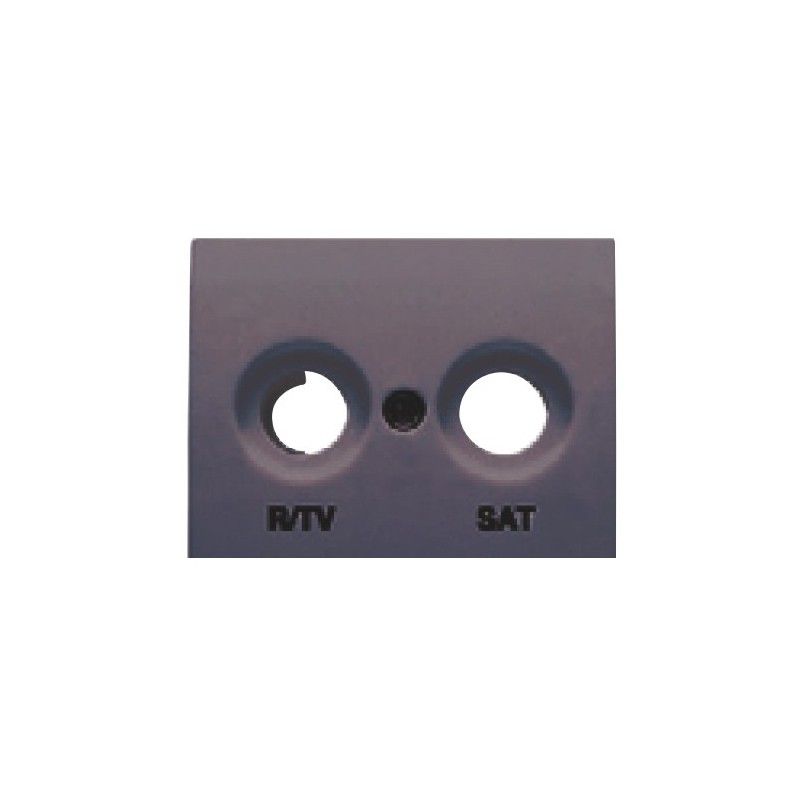 Tapa toma de R/TV-SAT GRIS LAVA BJC Coral 21320-GL