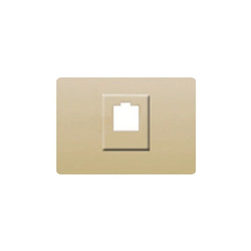 Tampa de tomada RJ11 ou RJ45 PEARL GOLD BJC Coral 21795-DP