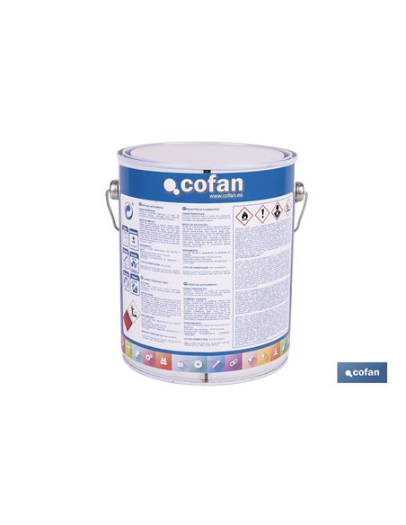 Pintura antihumedad sintética blanca satinada | Protección para paredes y techos | Capacidad: 750 ml y 4 L