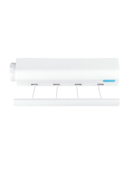 Tendedero de 4 cuerdas orientable (soporta hasta 10kg extensible hasta 3,2m de longitud) color blanco