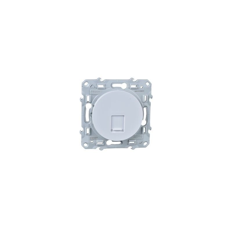 Toma RJ45 Categoria 6 UTP Odace Blanco SCHNEIDER S520475