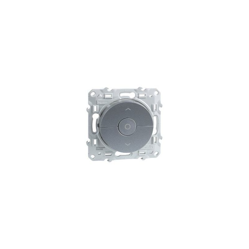 Interruptor de persianas Odace Plata SCHNEIDER S530208