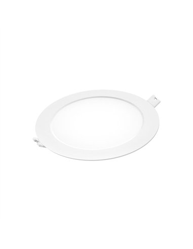 Downlight LED redondo empotrable (6W 6500K 660lm) IP20 Ø12,1cm color blanco