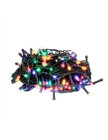 String light with 8 modes of 100 LEDs (11m) RGB 3xAA IP44