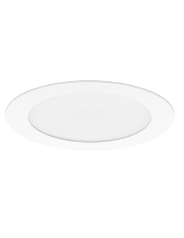 Downlight LED redondo empotrable “PRO Professional LED” (12W 6000K 1560lm) IP44 Ø17,5x4,1cm color blanco