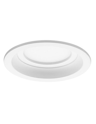 Downlight LED redondo empotrable “PRO Professional LED” (8W 4000K 522lm) IP44 Ø10x2,4cm color blanco