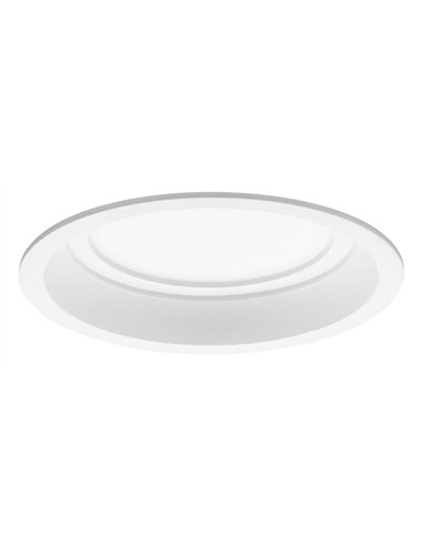 Downlight LED redondo empotrable “PRO Professional LED” (15W 4000K 1016lm) IP44 Ø15,8x3,2cm color blanco