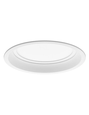 Downlight LED redondo empotrable “PRO Professional LED” (25W 4000K 1932lm) IP44 Ø22x3,7cm color blanco