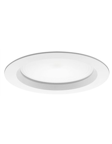 Downlight LED redondo empotrable “PRO Professional LED” (30W 4000K 2741lm) IP44 Ø22,5x5,3cm color blanco