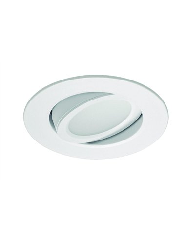 Downlight LED SMD redondo vasculante “PRO Professional LED” (7W 3000K 430lm) IP20 Ø8,7x4,7cm color blanco