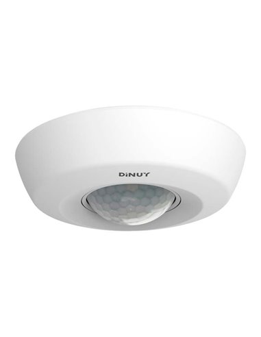 360º Bluetooth surface detector for ceiling (3000W 2000lm 230V) IP40 Ø11,85x4,5cm white