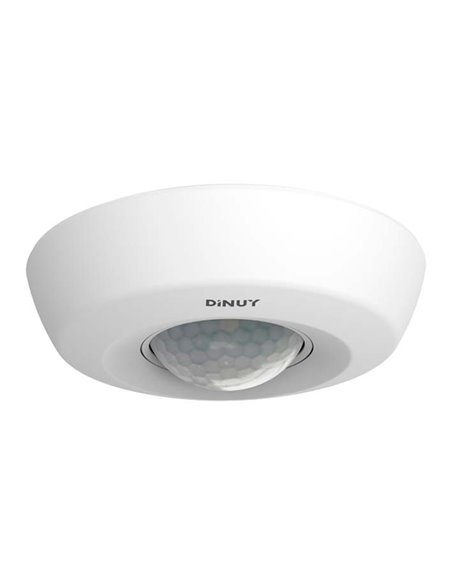 Detector Bluetooth 360º de superficie para techo (3000W 2000lm 230V) IP40 Ø11,85x4,5cm color blanco