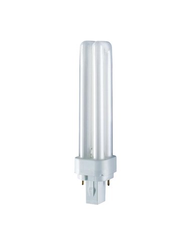 BOMBILLA BAJO CONSUMO G24D-1 PL-C 2-PINS 13 W 870 lm 6500 K LUZ FRIA 136 x 35 mm