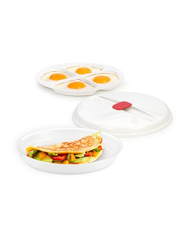 RECIPIENTE PARA TORTILLAS Y HUEVOS PURITY MICROWAVE