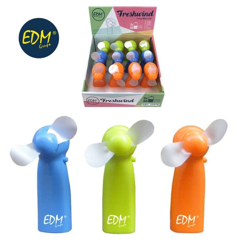 Ventilador de bateria Funny Colors 2xaa não incluído Cores EDM modelos variados