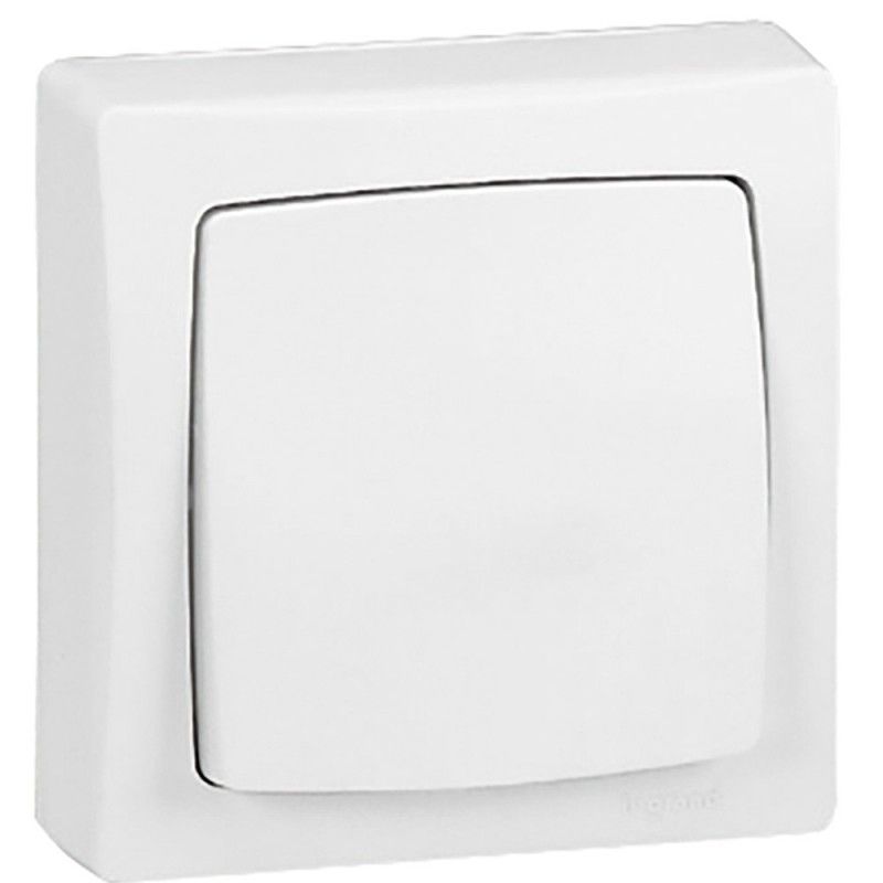 Switch étroit monobloc 32x75mm Legrand Oteo 086084