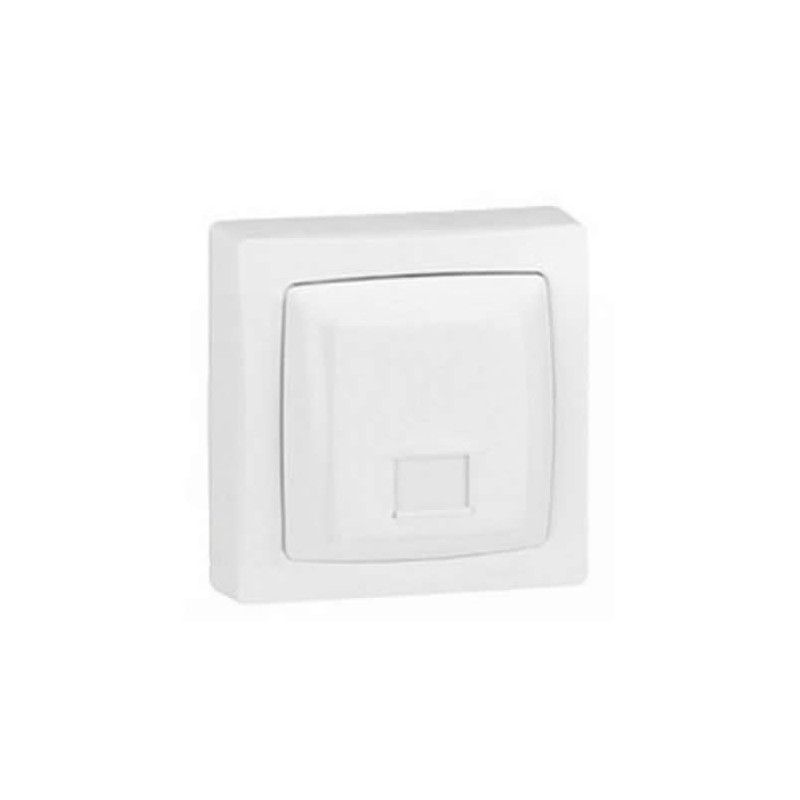 Base de teléfono RJ12 blanco monoblock Legrand Oteo 086034