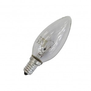 Lampadina a incandescenza standard chiara 200W E27 240V EDM 35114