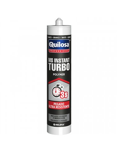 CARTUCHO ADH MONTAJE TURBO MS INSTANT 3 SEG. BLANCO QUILOSA