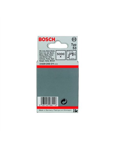 CAJA 5000 GRAPAS 6mm BOSCH