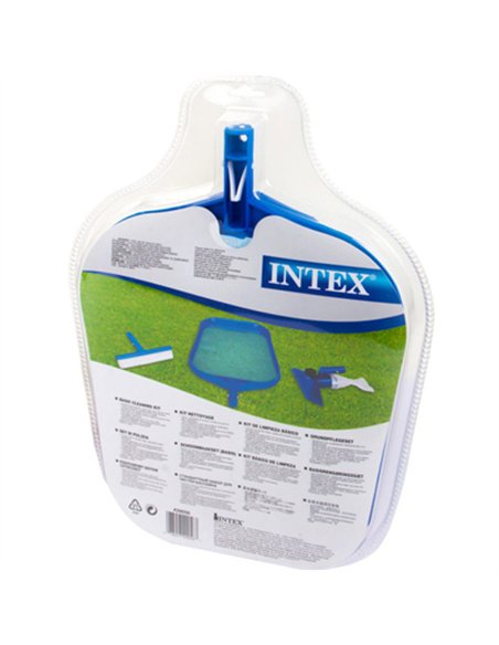 KIT LIMPIEZA PISCINA CEPILLO+RECOGEHOJAS+ LIMPIAFONDO INTEX
