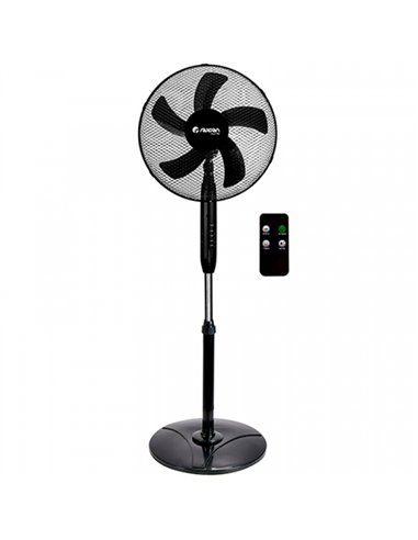 VENTILADOR PIE SILENCIOSO 40w ASPA 40cm MANDO DIST 26097 RAYDAN