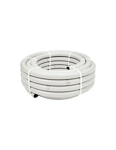 ROLLO 25mt MANGUERA AIRE ACONDICIONADO HIDROTUBO BLANCA 16x20mm