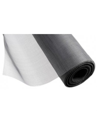 ROLLO TELA MOSQUITERA FIBRA VIDRIO 30mt x 80cm GRIS