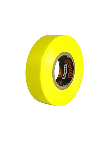 PAQ. 10 ROLLOS CINTA AISLANTE AMARILLA 19mm x20mt MIARCO