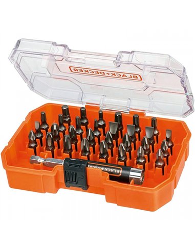 JUEGO 31 PUNTAS ATORNILLAR Y ADAPTADOR A7228-XJ BLACK&DECKER