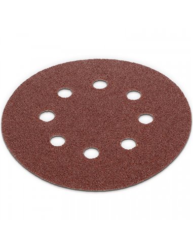 SET 5 DISCOS LIJA VELCRO 125mm G120 KRT230507 KREATOR