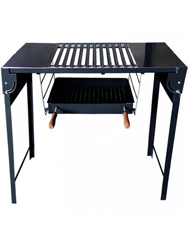 BARBACOA PLEGABLE MULTIUSOS 78x42cm BRASIL 17910 GARHE