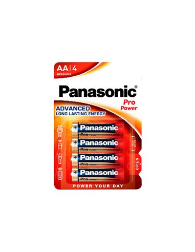 BLISTER 4 PILAS LR06 PRO-POWER XTREME ALKALINA PANASONIC