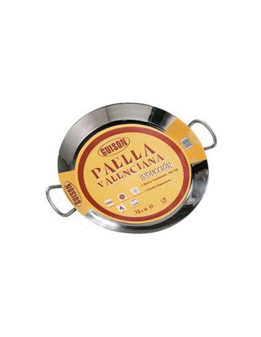 PAELLERA INOX GUISON 40cm INDUCCION 74040 GARCIMA