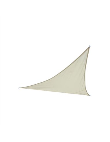 Vela sombreadora triangular beige 5x5x5mt 76124