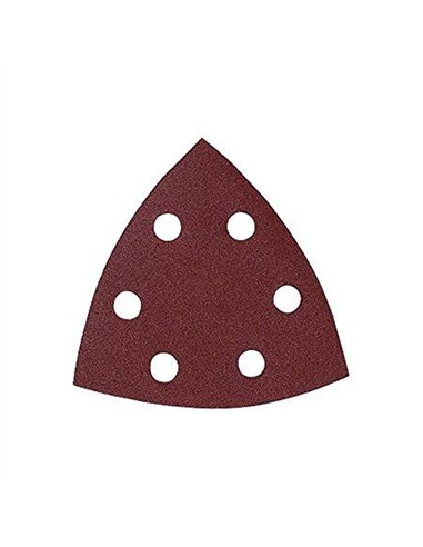 SET 5 HOJAS LIJA TRIANGULAR VELCRO 90mm G60 KRT210004 KREATOR