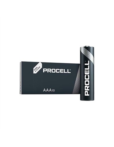 CAJA 10 PILAS LR03 AAA ALKALINA INDUSTRIAL DURACELL PROCELL