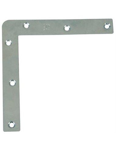 CAJA 50 ESCUADRAS PLANAS ZINCADA 1-100mm 409 AMIG
