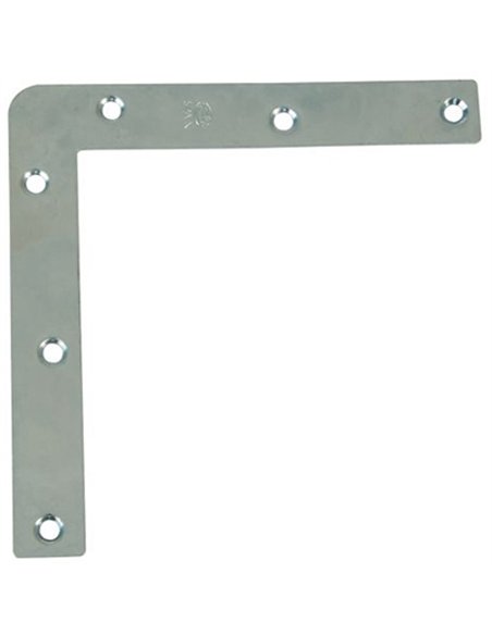 CAJA 50 ESCUADRAS PLANAS ZINCADA 1-100mm 409 AMIG