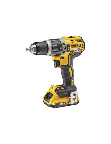 TALADRO PERCUTOR BRUSHLESS 18V XR 2 BAT 2Ah DCD796D2 DEWALT