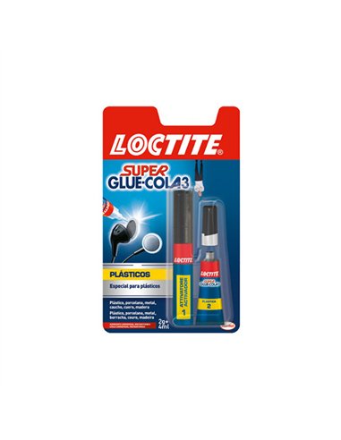 LOCTITE PLASTICOS DIFICILES 4ml+2gr 2642430