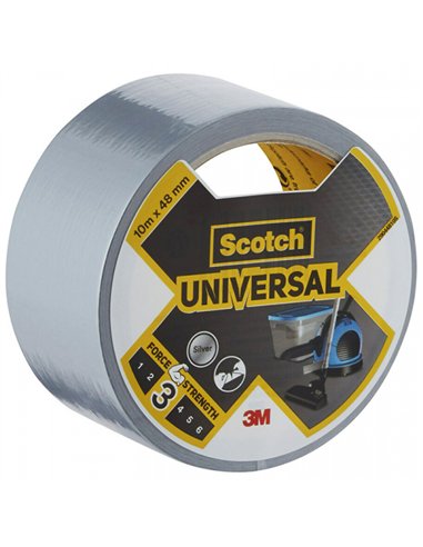 CINTA AMERICANA PLATA UNIVERSAL 10m x48mm 29044810S SCOTCH 3M