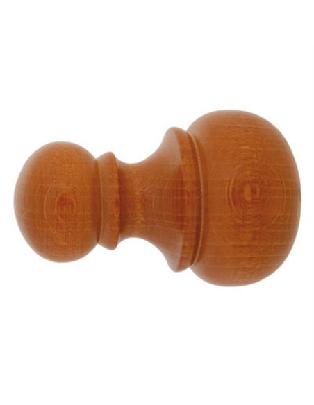 TERMINAL RIEL MADERA TECA 28mm RIEL CHYC
