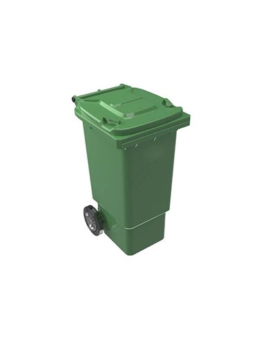 Contenedor basura plast. 240lt sin pedal c/ruedas maya