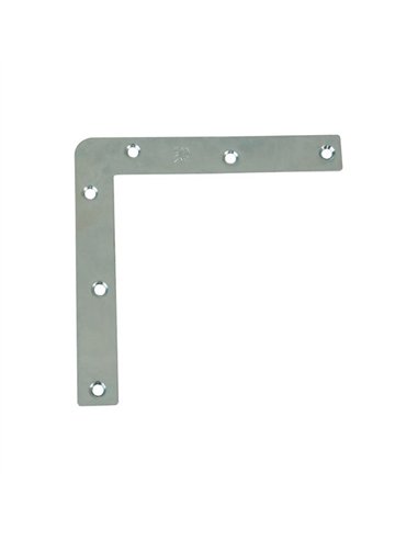 CAJA 100 ESCUADRAS PLANAS ZINCADA 1-40mm 397 AMIG