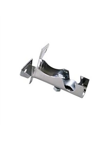 CAJA 25 SOPORTE FRENTE TUBO CROMO 16mm 73326