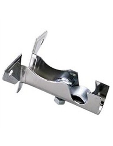 CAJA 25 SOPORTE FRENTE TUBO CROMO 16mm 73326