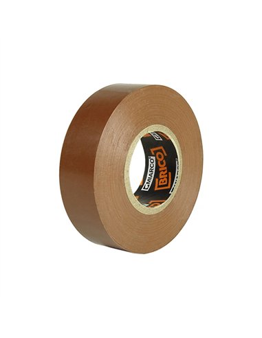 PAQ. 10 ROLLOS CINTA AISLANTE MARRON 19mm x20mt MIARCO